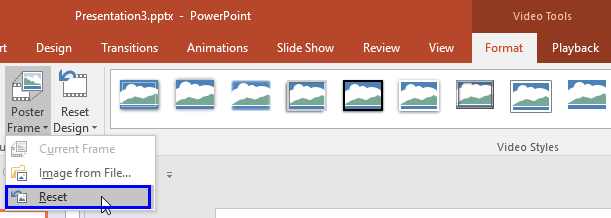 Powerpoint For Mac Set Poster Frame